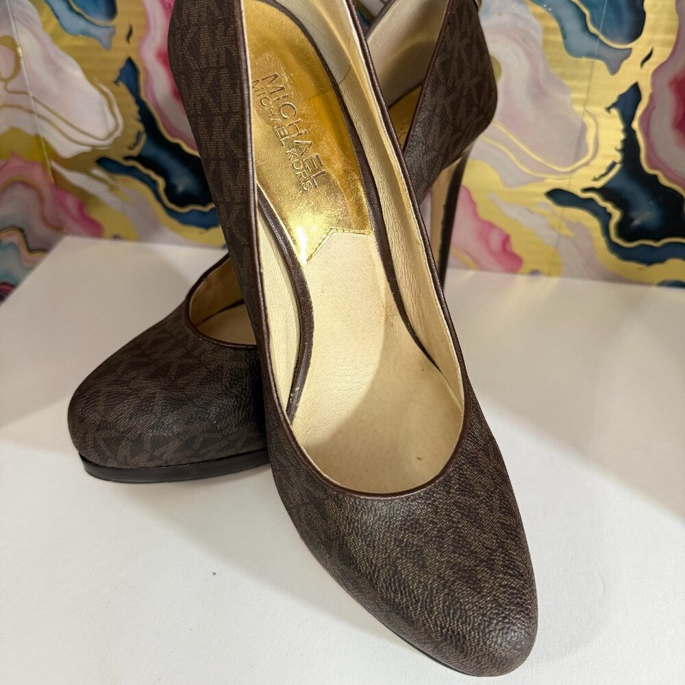 Michael Kors Monogram Heels